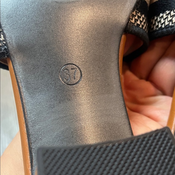 New Stunahome Stylish Black and Tan Women's Sandals Paris size 37 - Picture 7 of 10